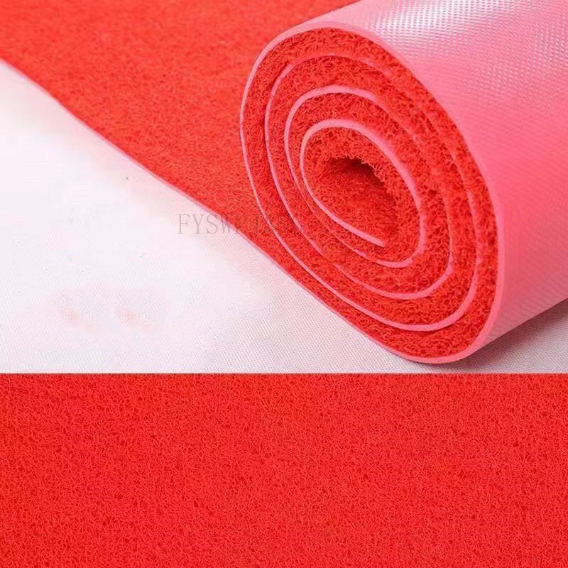 PVC Anti-Slip Mat Entrance Door Floor Mat Waterproof Non-Slip Rubber Bottom Carpet Outdoor Stair Walkway Dust Removal Floor Mat