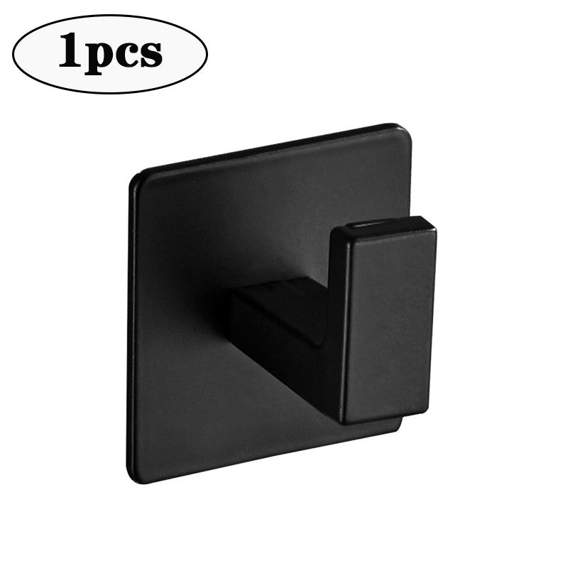 1/6 pçs forte auto-adesivo ganchos de parede chaves saco chuveiro robe pendurado