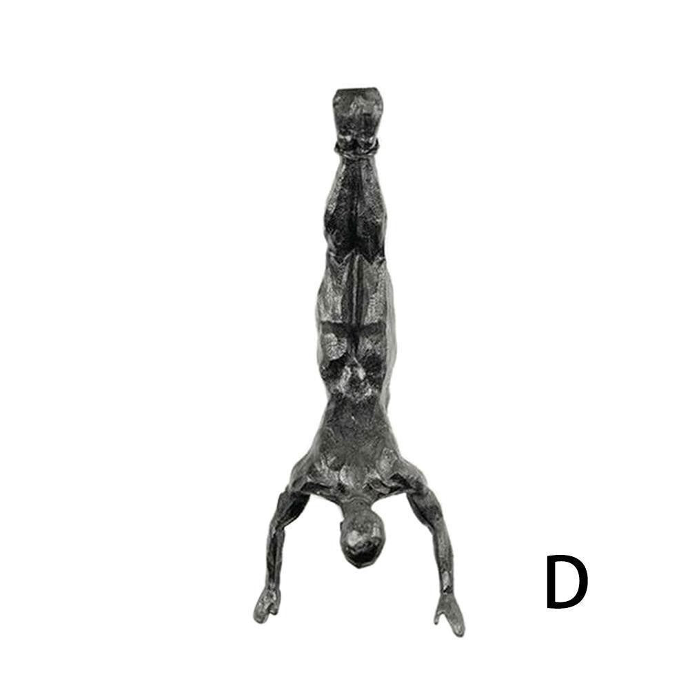 Atleta Escalada Resina Fundo De Parede Pendurado Decoração, Escultura Estátua, F