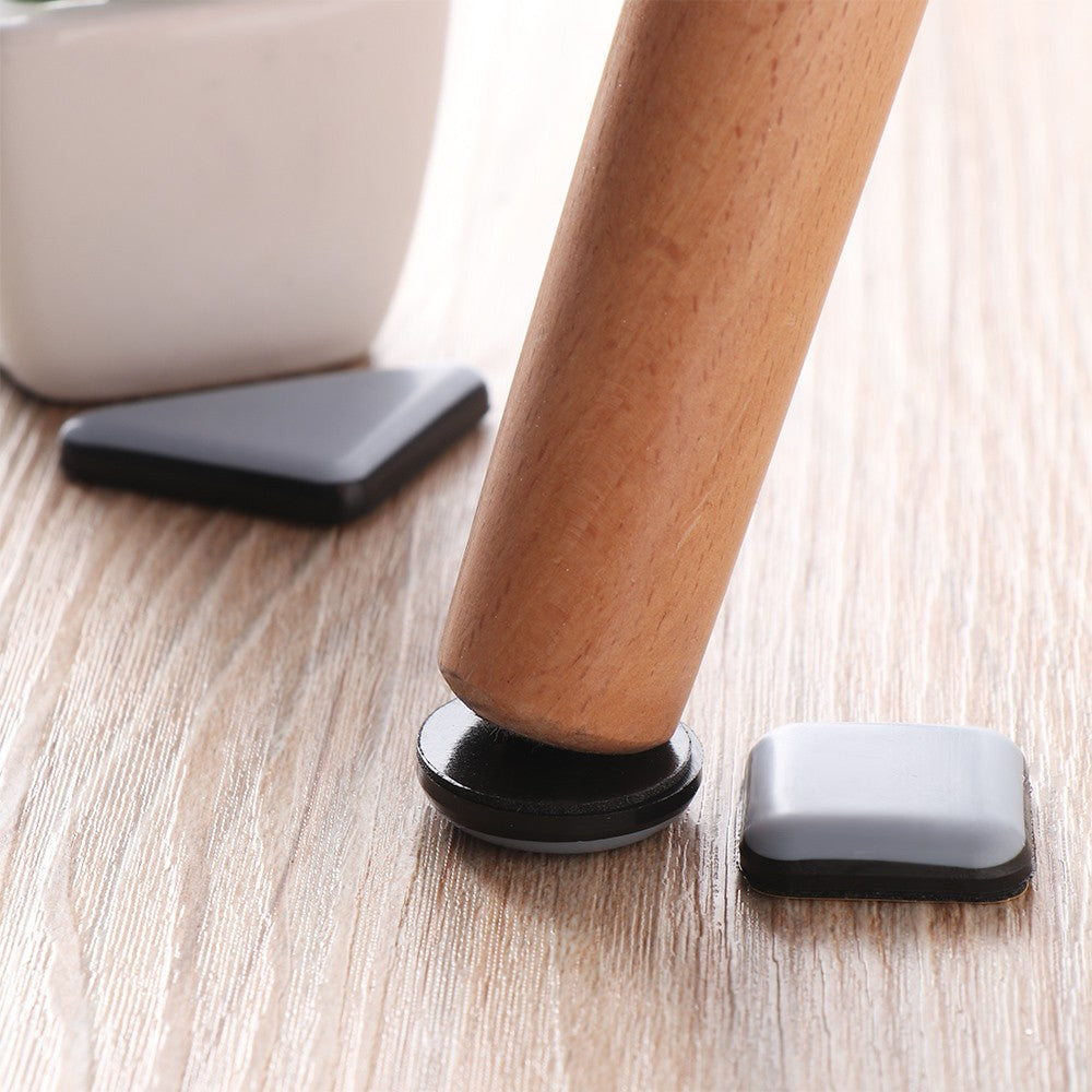 Anti-abrasão Móveis Leg Slider Pads, protetor de chão, fácil mover, mesa pesada,