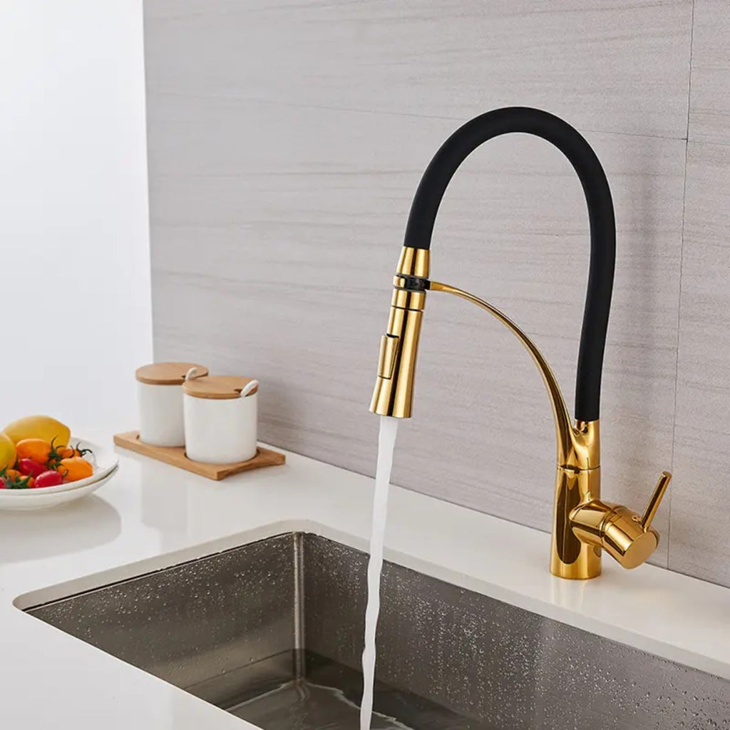 Amg Group Torneira Monocomando Para Cozinha Gourmet Fria Pull Down