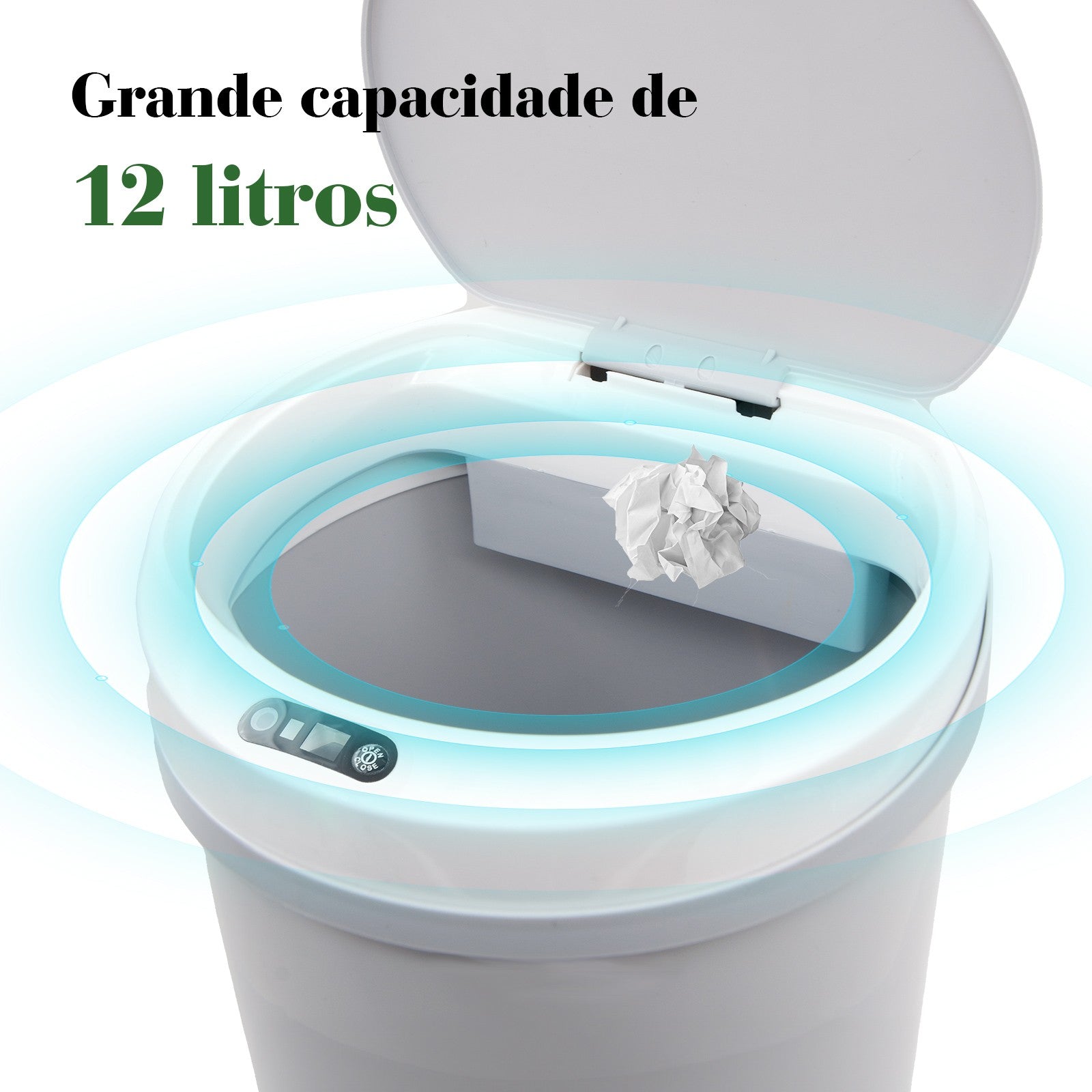 lixeira inteligente,lixeira sensor automático,lixeira banheiro,lixeira inteligen