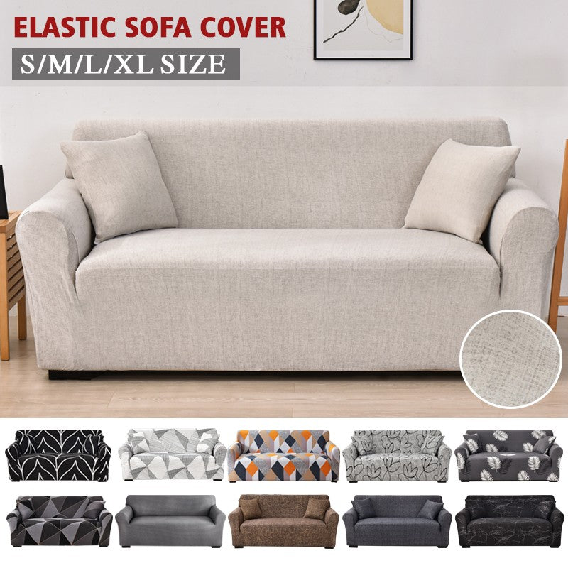 Capa de Sofá Elástica Coolazy em Estampa Xadrez para Sala de Estar, Capa para So