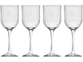 Jogo de Taças para Vinho de Vidro 400ml 4 peças Nadir Fiore