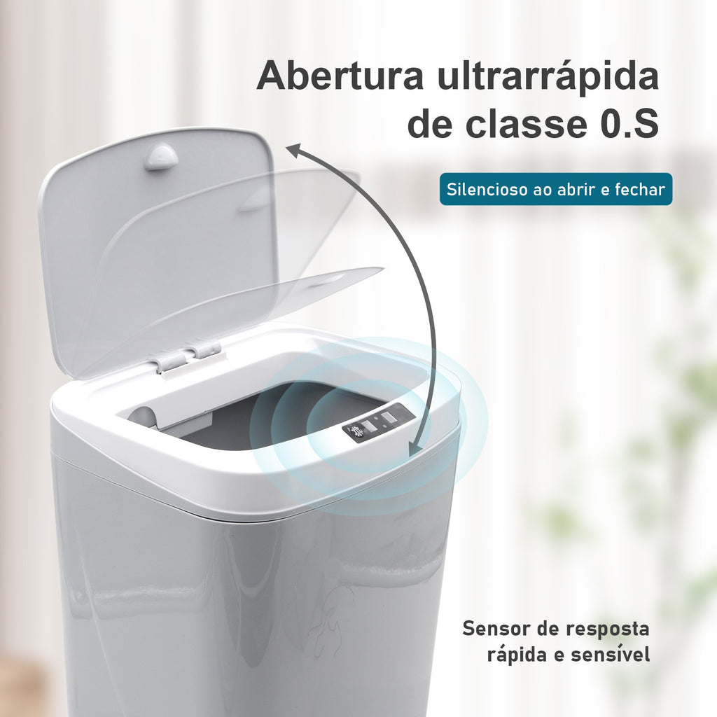 lixeira inteligente,lixeira sensor automático,lixeira banheiro,lixeira inteligen