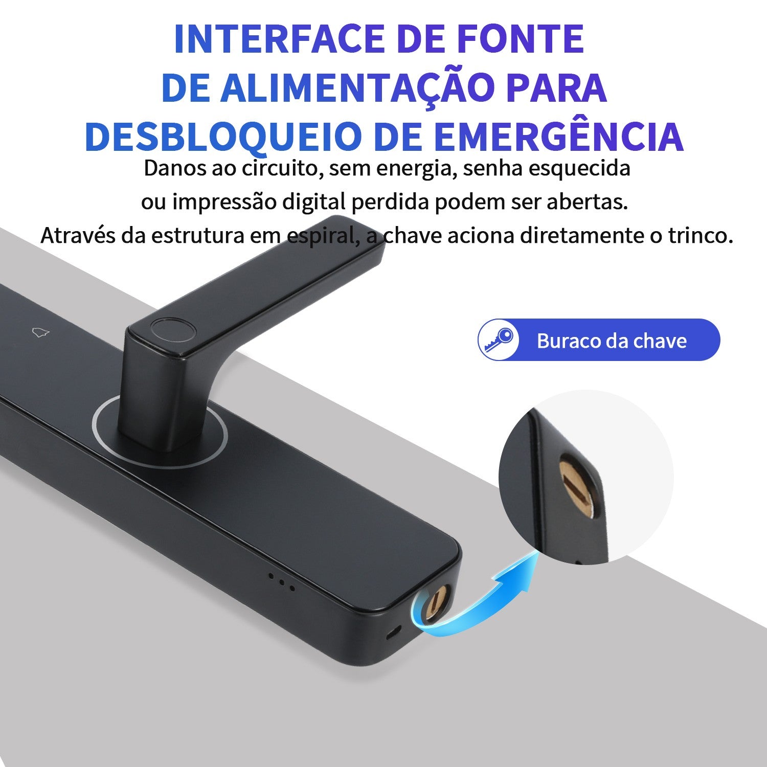 Faça Brasil Tuya Wifi fechadura eletrônica digital com câmera brasil frete gráti