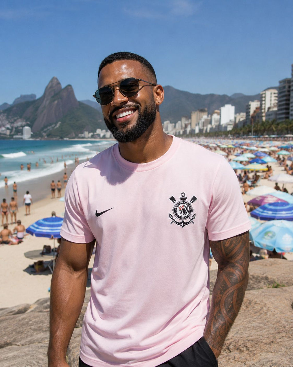 Camista Rosa Corinthians Timão Gaviões da Fiel Rosa