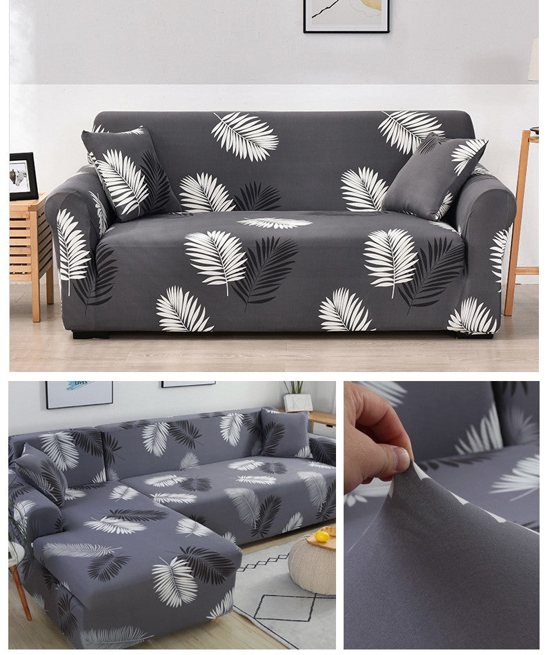 Capa de Sofá Elástica Coolazy em Estampa Xadrez para Sala de Estar, Capa para So