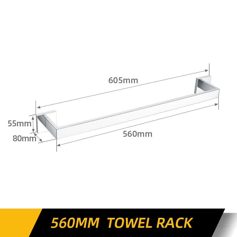 Polido chrome wall-mounted aço inoxidável roupas gancho suporte de papel higiêni