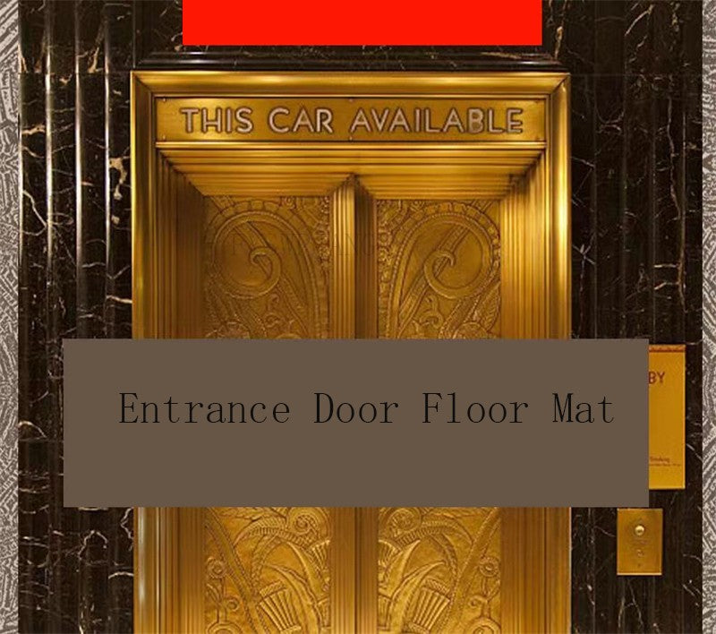 PVC Anti-Slip Mat Entrance Door Floor Mat Waterproof Non-Slip Rubber Bottom Carpet Outdoor Stair Walkway Dust Removal Floor Mat