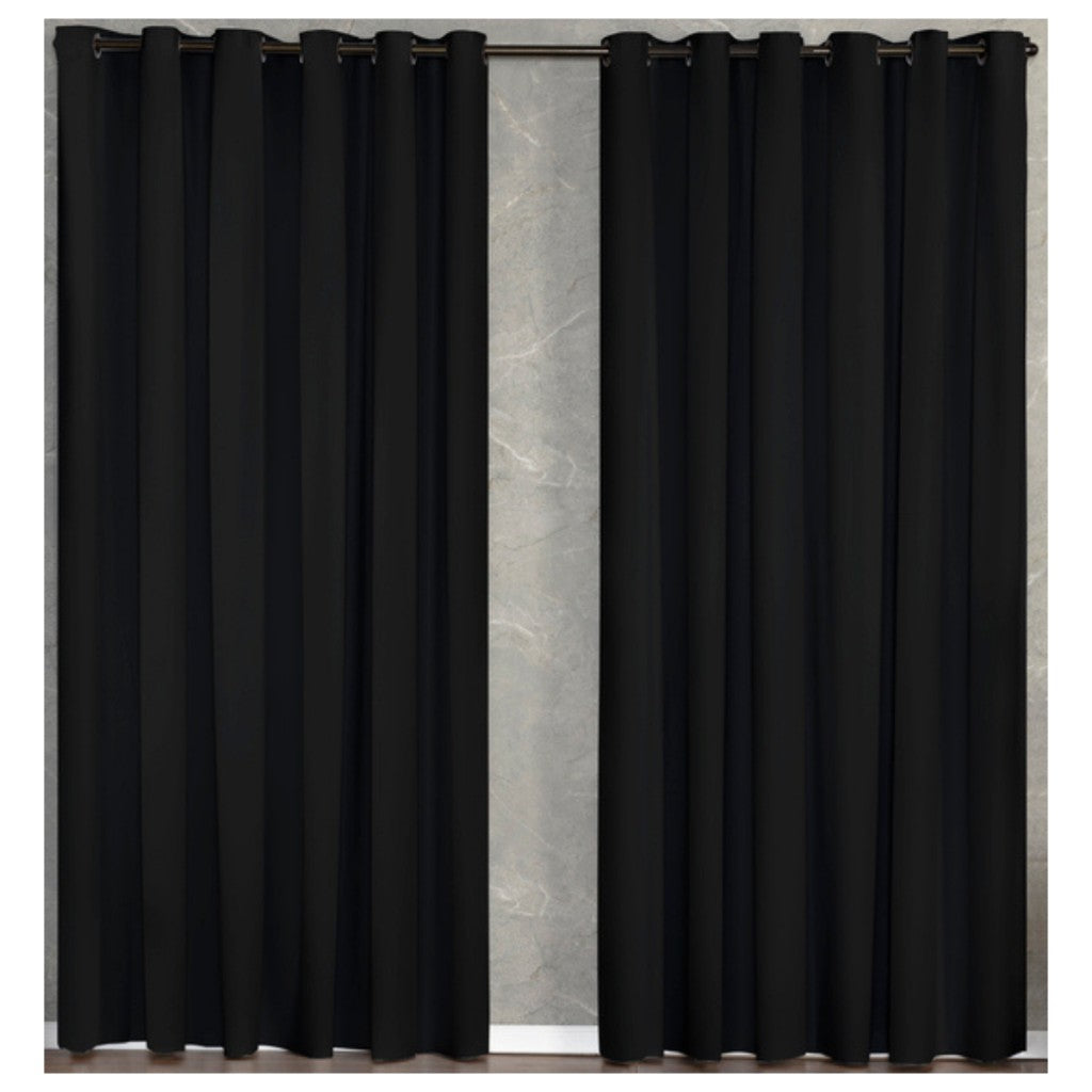 Cortina PVC com ilhós Tabaco que Corta luz do sol 190X140 CM