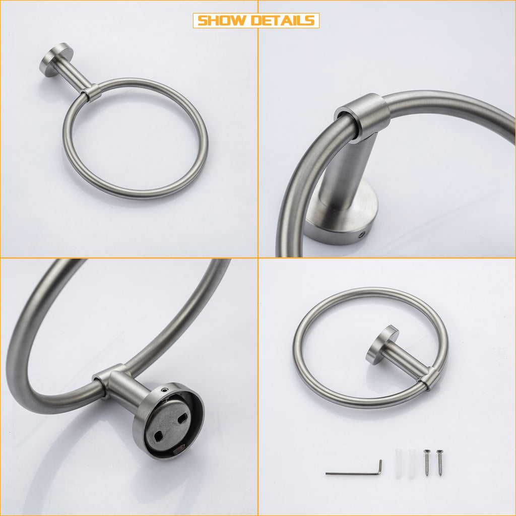 Conjunto de ferragens do banheiro acessórios do banheiro preto robe gancho toalh