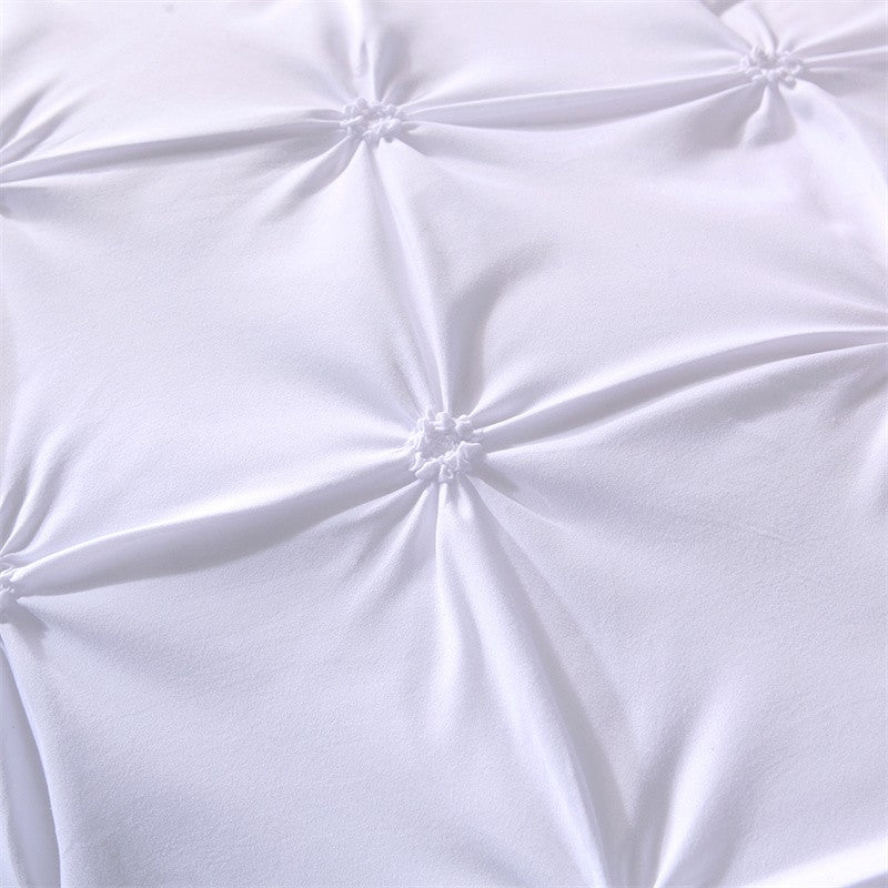 Conjunto Queen Comfort de 3 peças, cama cinza em uma bolsa, conjunto de edredom