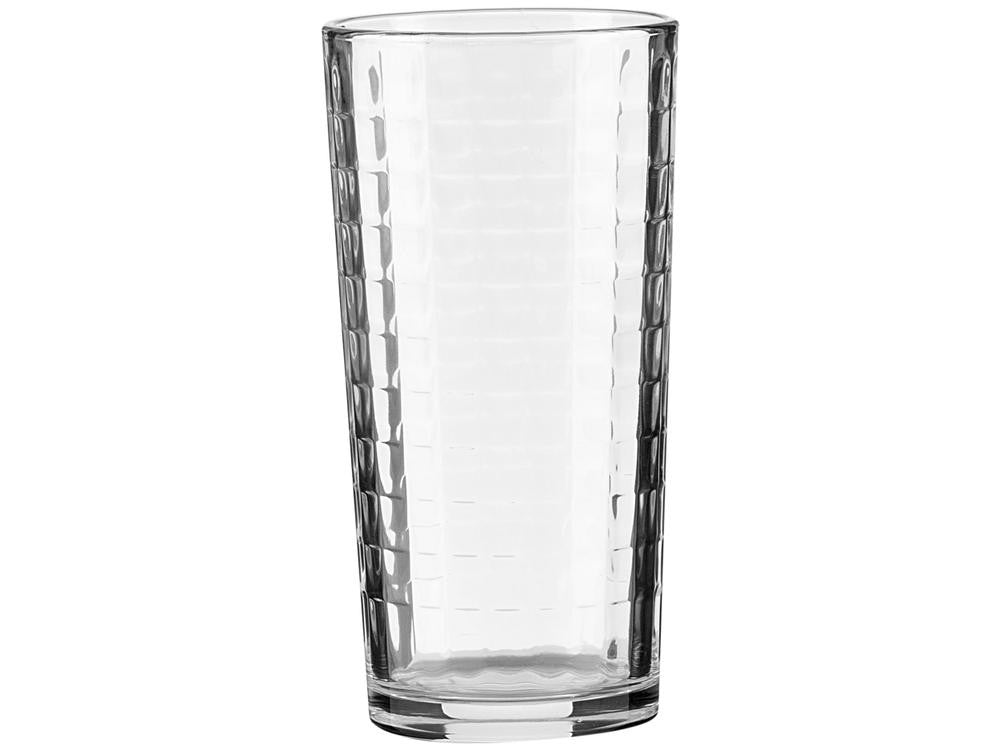 Jogo de Copos de Vidro 255ml 6 Peças Haus Concept Waffle