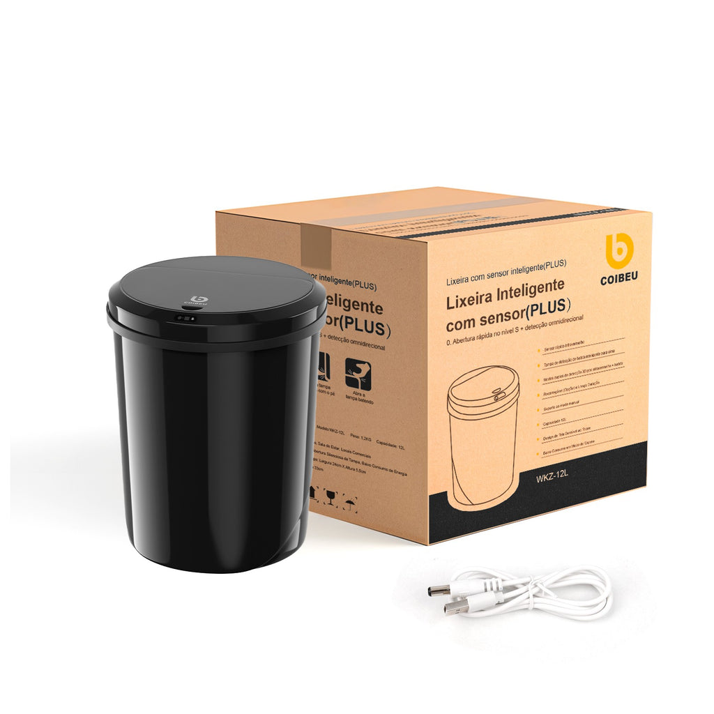 lixeira inteligente,lixeira sensor automático,lixeira banheiro,lixeira inteligen