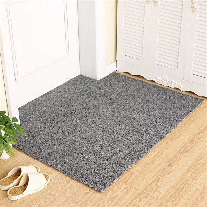 PVC Anti-Slip Mat Entrance Door Floor Mat Waterproof Non-Slip Rubber Bottom Carpet Outdoor Stair Walkway Dust Removal Floor Mat