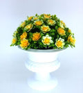 Vaso Grego e Bucho Flores, Artificial Amarelo, Festas, House, Casa