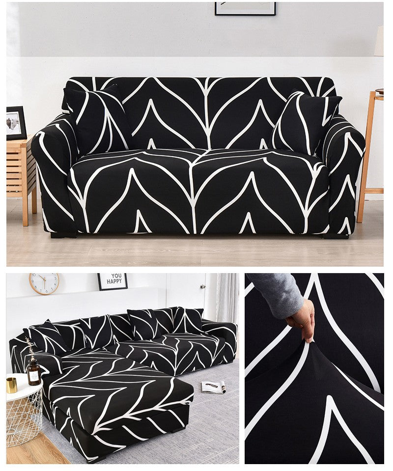Capa de Sofá Elástica Coolazy em Estampa Xadrez para Sala de Estar, Capa para So