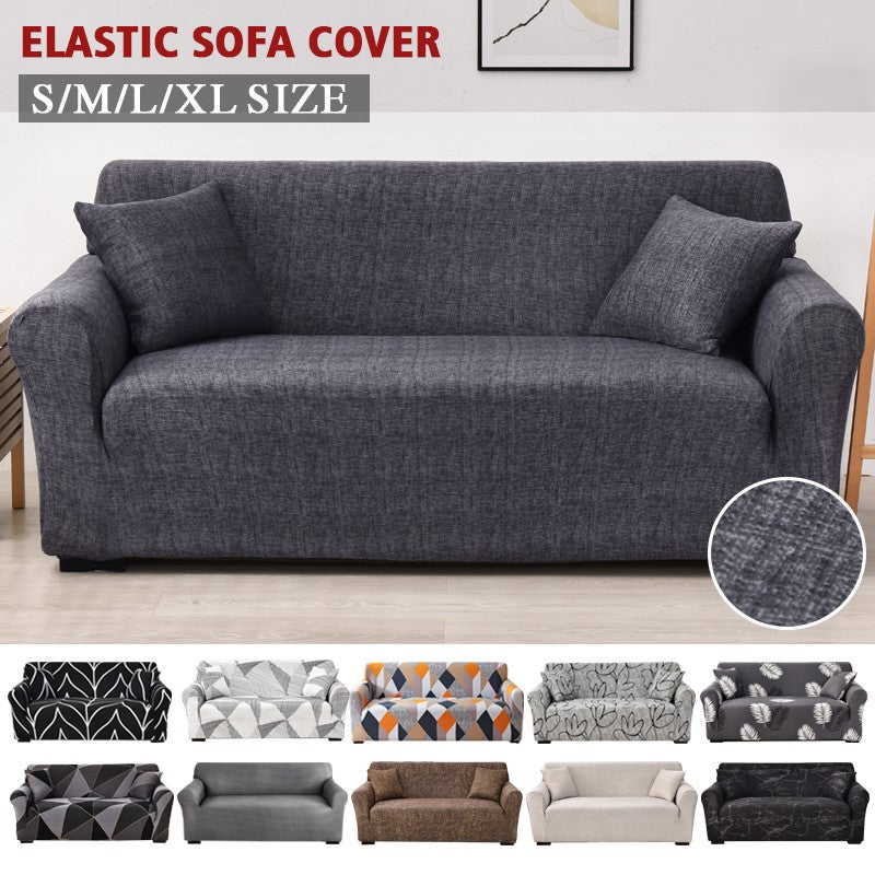 Capa de Sofá Elástica Coolazy em Estampa Xadrez para Sala de Estar, Capa para So