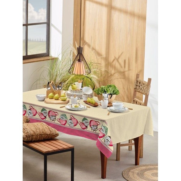 TOALHA DE MESA QUADRADA TEKA - TAM 1,40 X 1,40