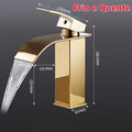 Torneira de Cozinha Moderna Cascata Bico Curvo Dourado Envio Rápido São Paulo