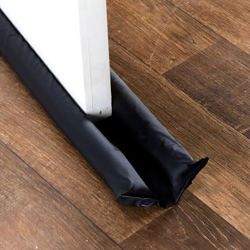 Protetor Veda Porta Impermeável Bagun 70cm Contra Insetos Cor Preto Liso