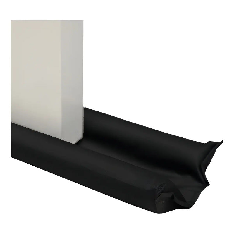 Protetor Veda Porta Impermeável Bagun 70cm Contra Insetos Cor Preto Liso