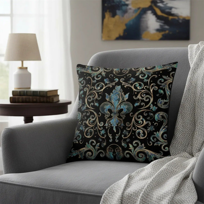 Capa Almofada Cushion Cover 45x45 Unilateral Verso Bege