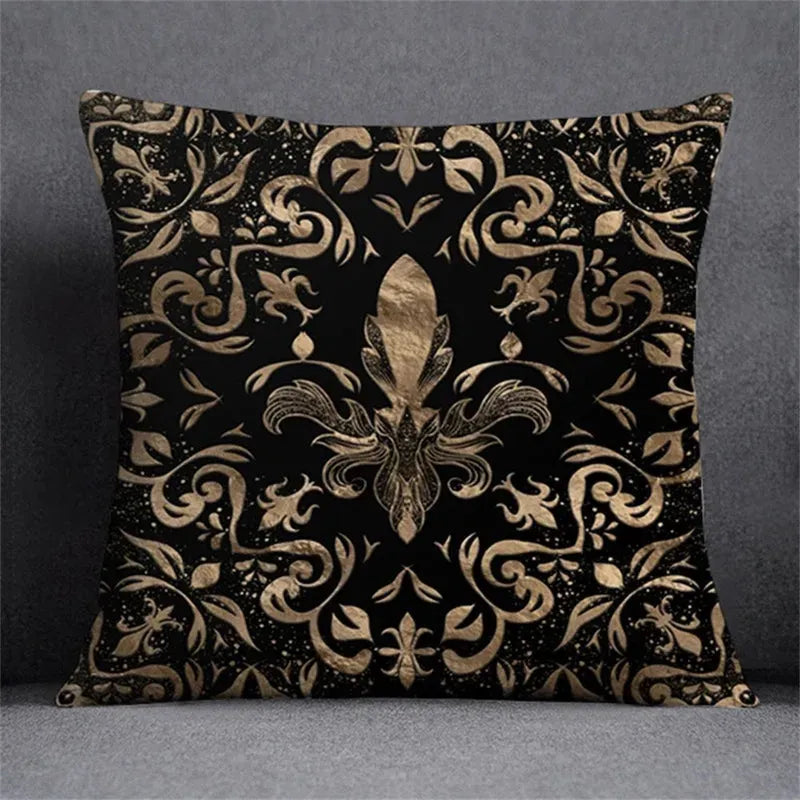 Capa Almofada Cushion Cover 45x45 Unilateral Verso Bege