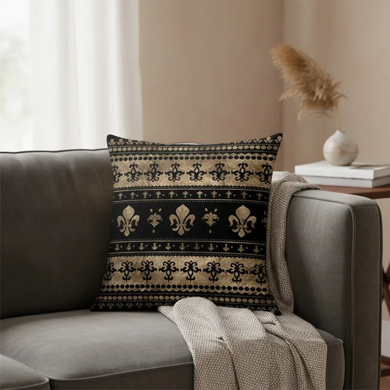 Capa Almofada Cushion Cover 45x45 Unilateral Verso Bege