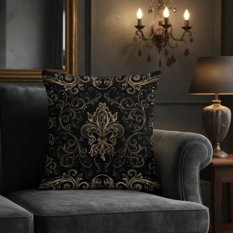 Capa Almofada Cushion Cover 45x45 Unilateral Verso Bege
