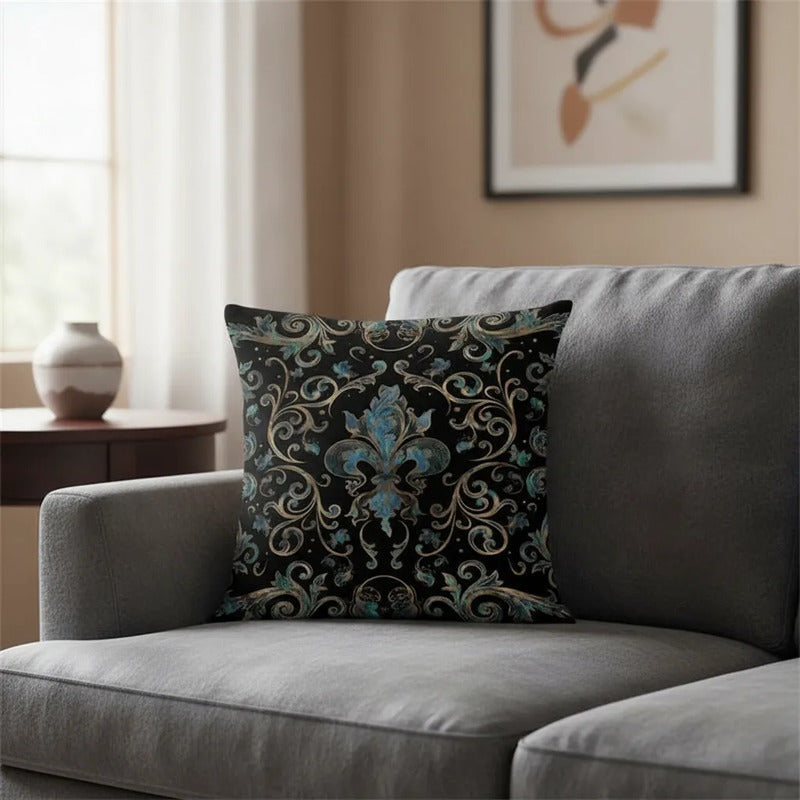 Capa Almofada Cushion Cover 45x45 Unilateral Verso Bege