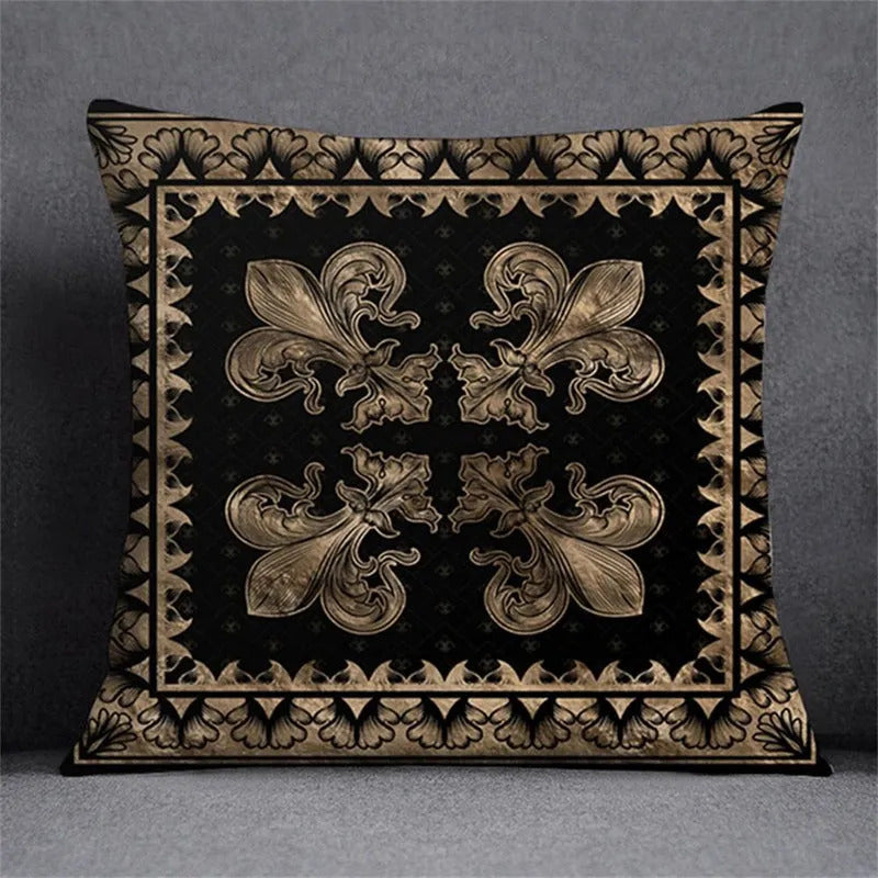 Capa Almofada Cushion Cover 45x45 Unilateral Verso Bege