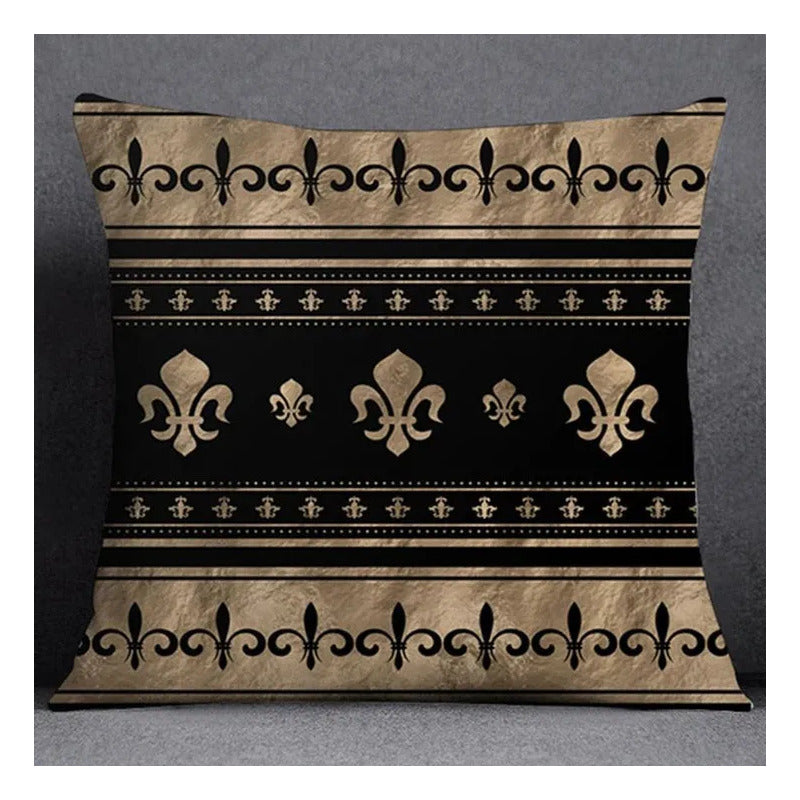 Capa Almofada Cushion Cover 45x45 Unilateral Verso Bege