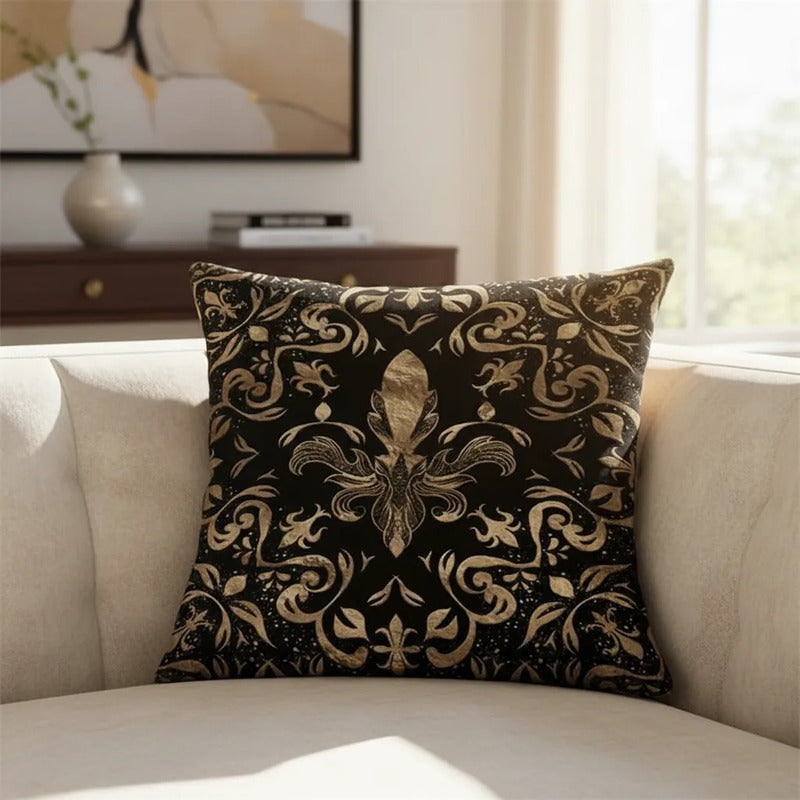 Capa Almofada Cushion Cover 45x45 Unilateral Verso Bege