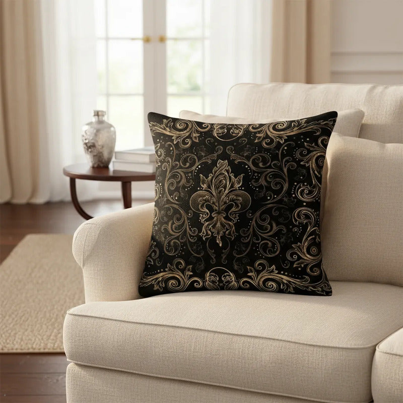 Capa Almofada Cushion Cover 45x45 Unilateral Verso Bege