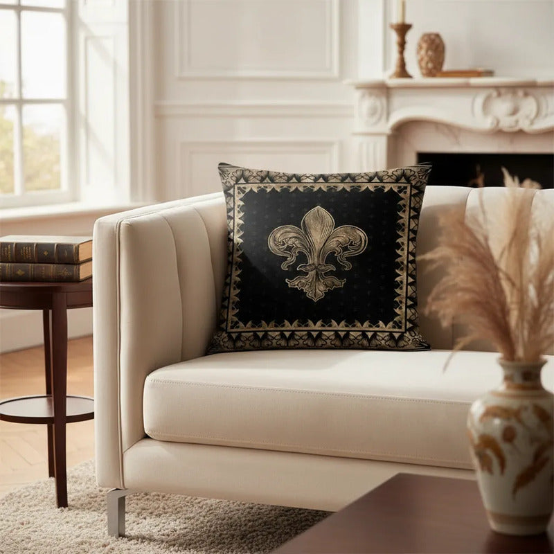 Capa Almofada Cushion Cover 45x45 Unilateral Verso Bege