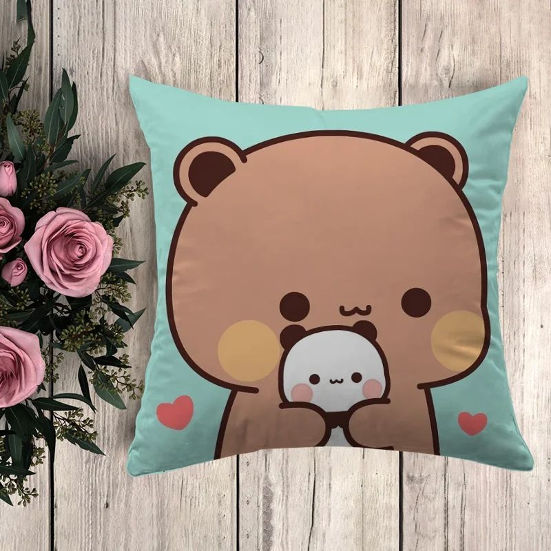 Anime Almofadas Decorativas para Sofá, Bubu Dudu, Fronha, Capa De Almofada, Deco