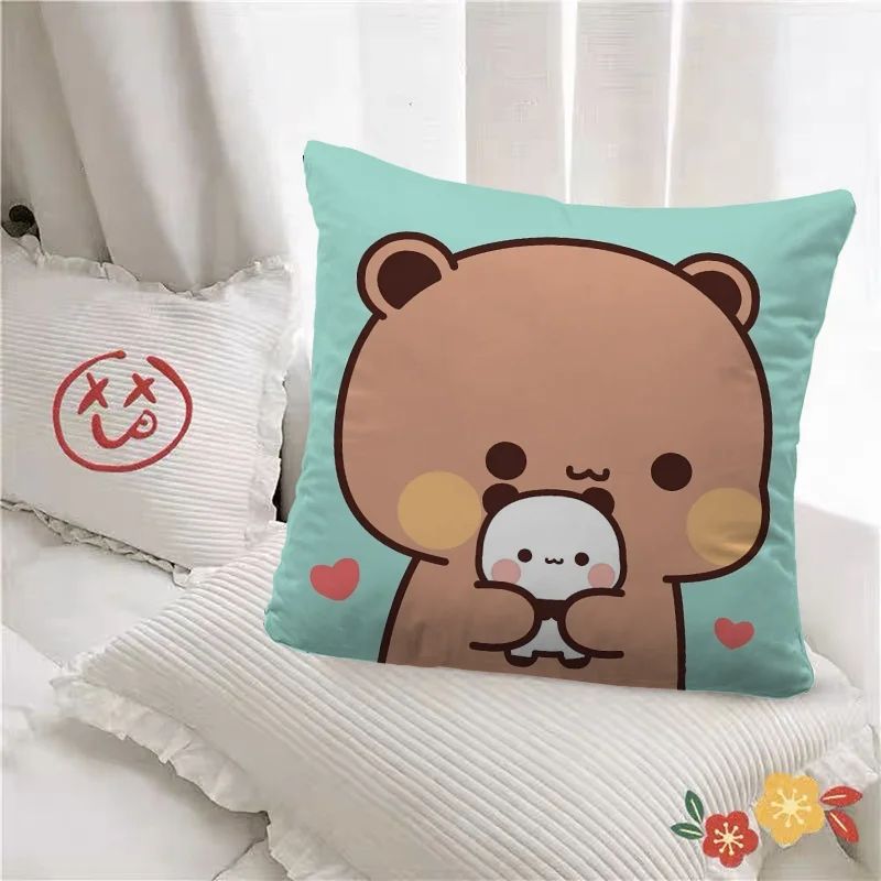 Anime Almofadas Decorativas para Sofá, Bubu Dudu, Fronha, Capa De Almofada, Deco