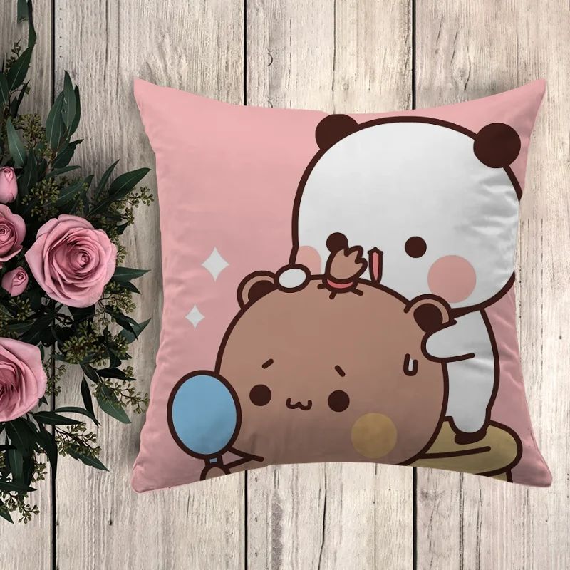 Anime Almofadas Decorativas para Sofá, Bubu Dudu, Fronha, Capa De Almofada, Deco