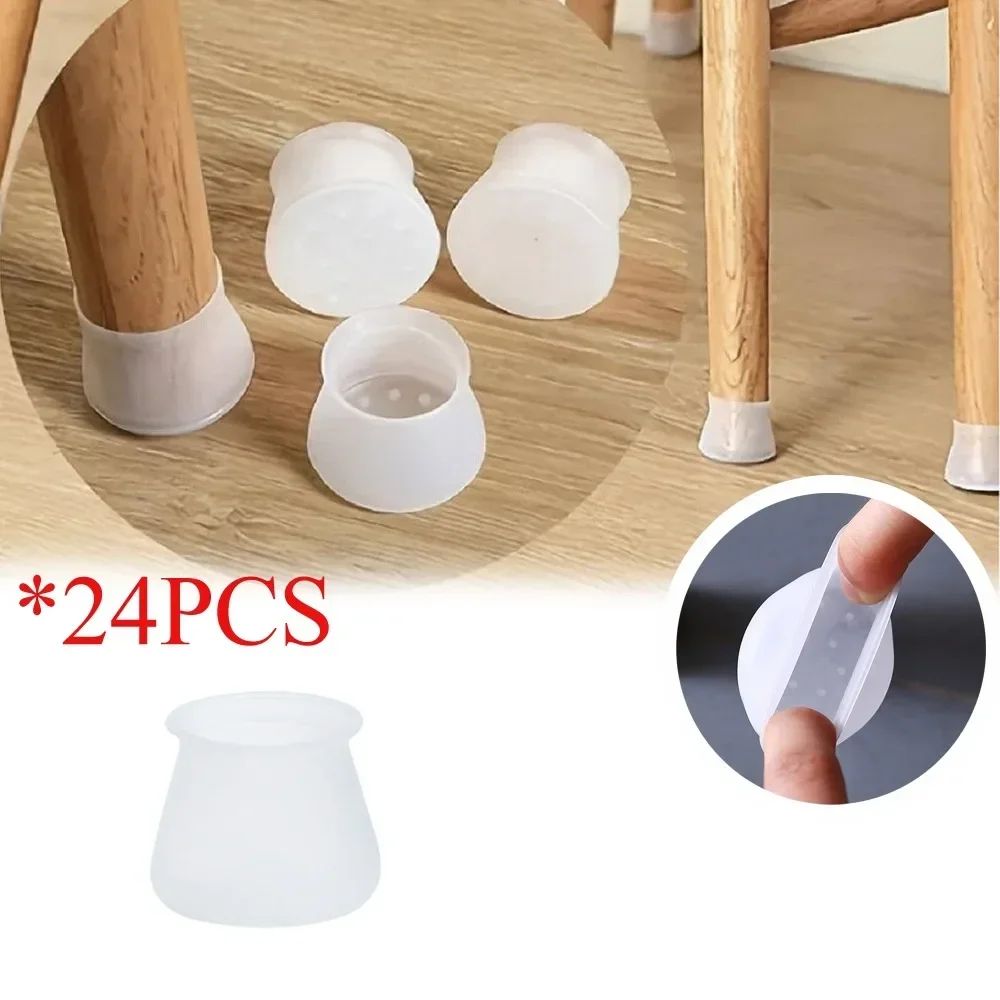 Cadeira de leitura de silicone Slipcover, Desk Leg Covers, Cadeiras de jantar, P