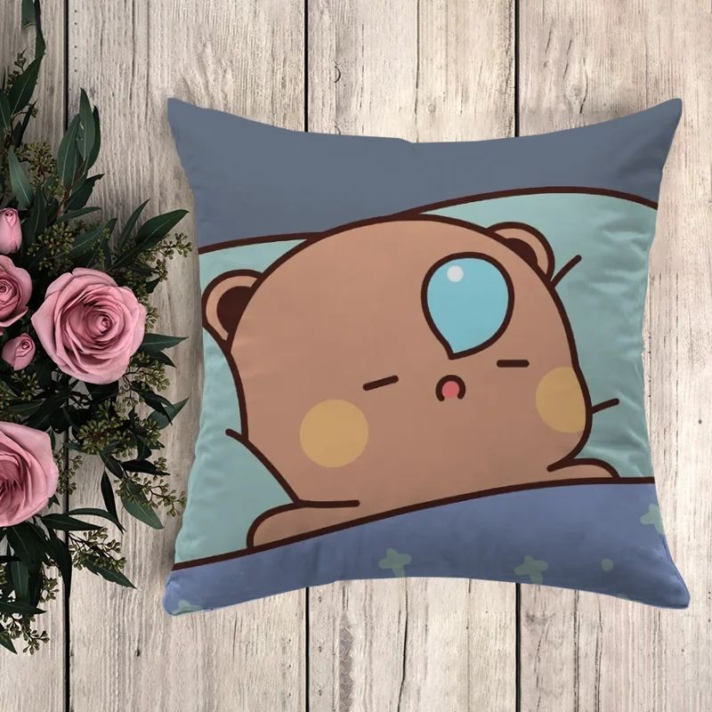 Anime Almofadas Decorativas para Sofá, Bubu Dudu, Fronha, Capa De Almofada, Deco