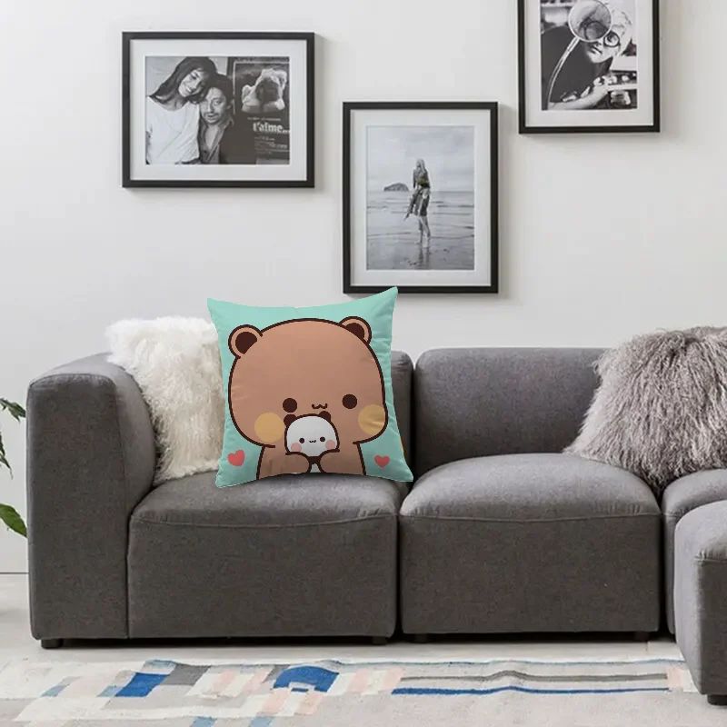 Anime Almofadas Decorativas para Sofá, Bubu Dudu, Fronha, Capa De Almofada, Deco