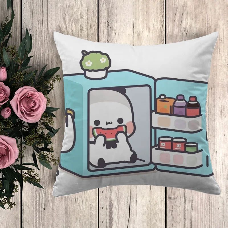 Anime Almofadas Decorativas para Sofá, Bubu Dudu, Fronha, Capa De Almofada, Deco