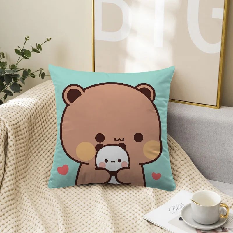 Anime Almofadas Decorativas para Sofá, Bubu Dudu, Fronha, Capa De Almofada, Deco