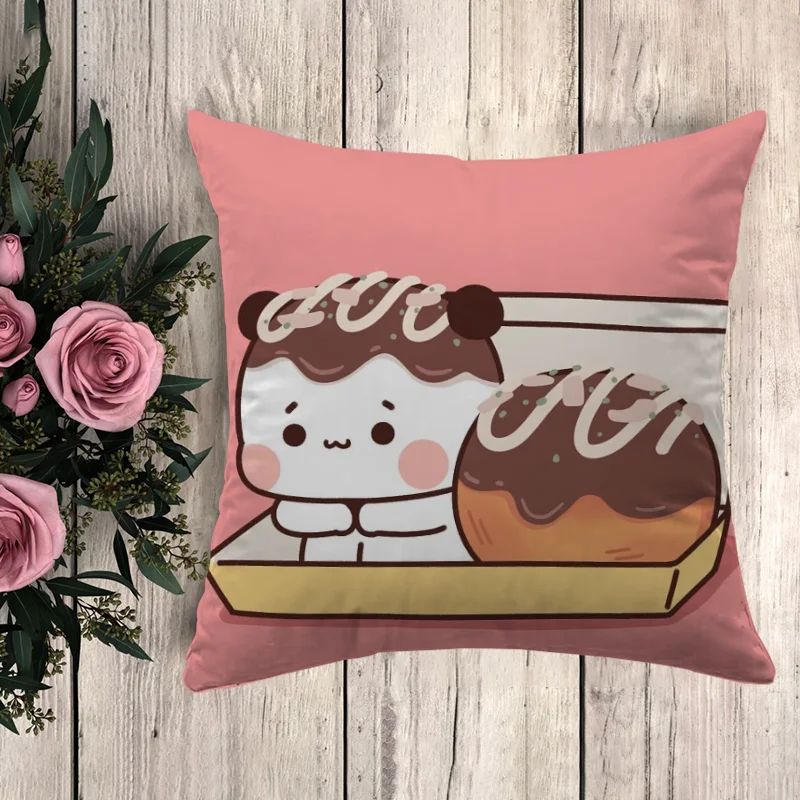 Anime Almofadas Decorativas para Sofá, Bubu Dudu, Fronha, Capa De Almofada, Deco
