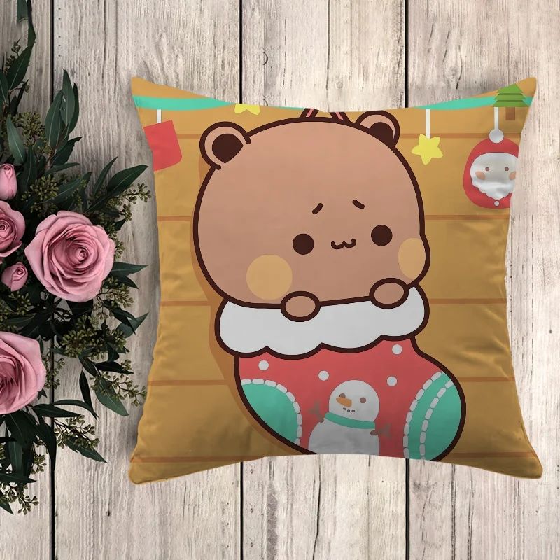 Anime Almofadas Decorativas para Sofá, Bubu Dudu, Fronha, Capa De Almofada, Deco