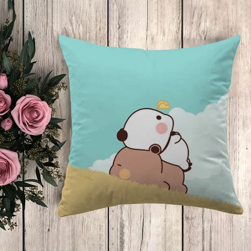 Anime Almofadas Decorativas para Sofá, Bubu Dudu, Fronha, Capa De Almofada, Deco