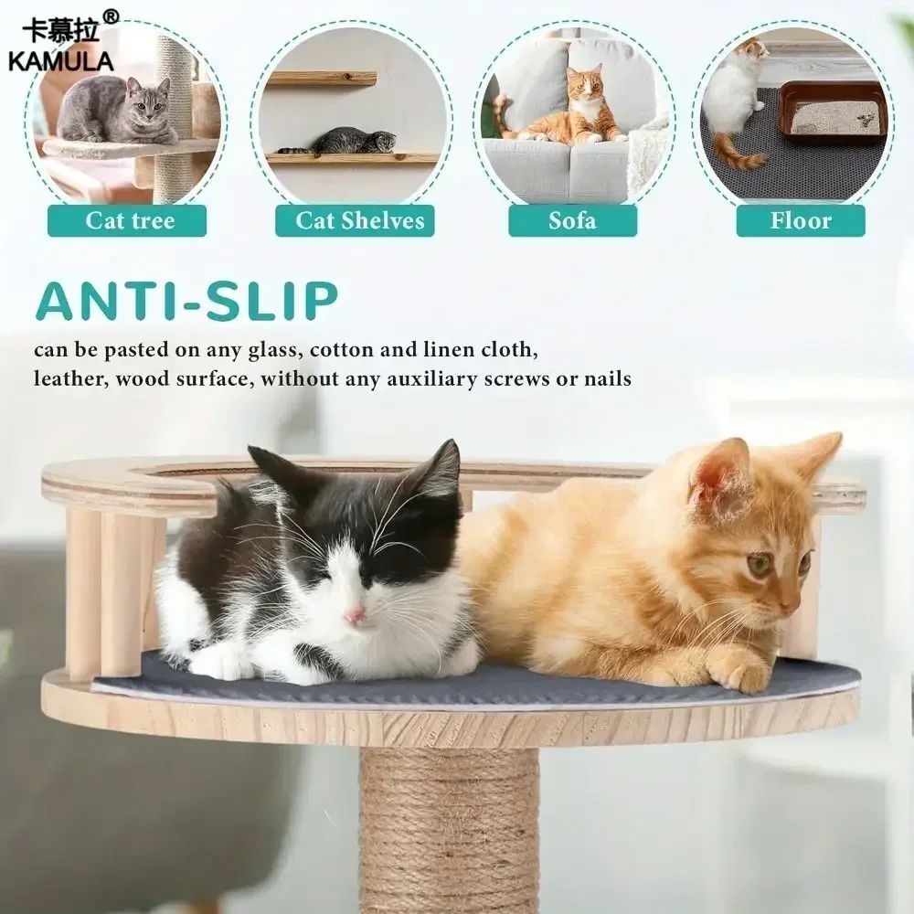 Gato aparável coçar esteira gato scratcher sofá fita coçar post auto-adesivo tap