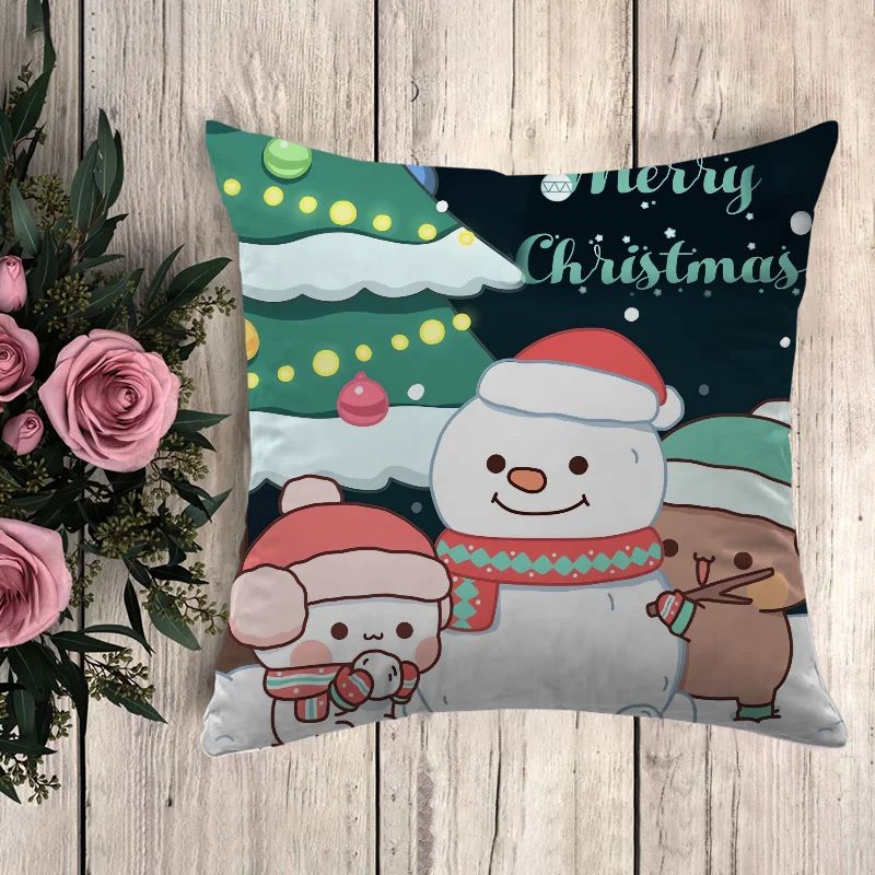 Anime Almofadas Decorativas para Sofá, Bubu Dudu, Fronha, Capa De Almofada, Deco